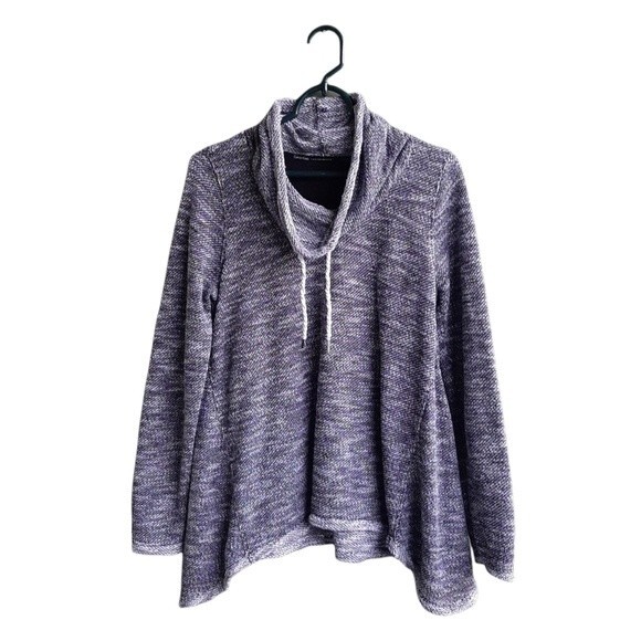 Calvin Klein Performance Asymmetrical Sweatshirt Pullover Top Loose Fit Size M - Picture 1 of 12